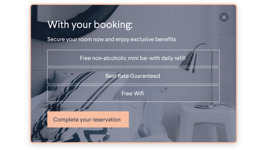 Banner for hotels