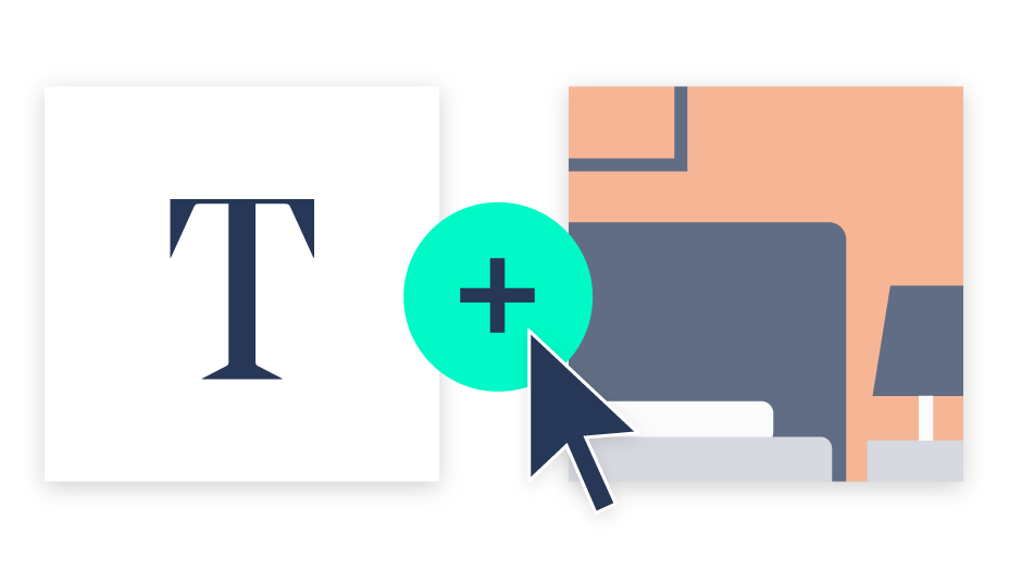 Icon of text editor and image editor