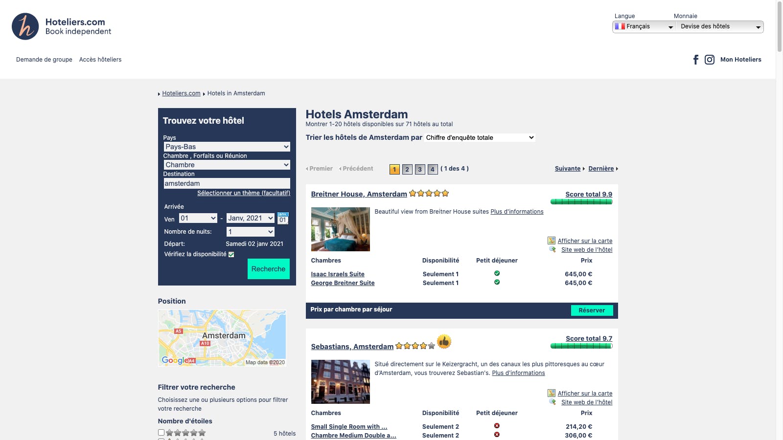 Hoteliers.com - Marketing Platform - Legacy