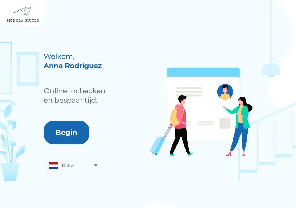 PMS online check-in voor hotelgasten