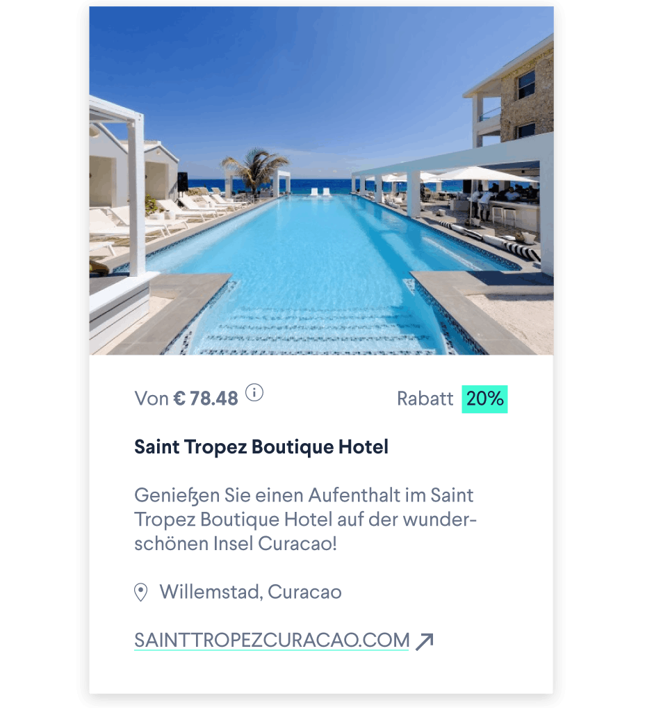Direct Booking Portal listing example