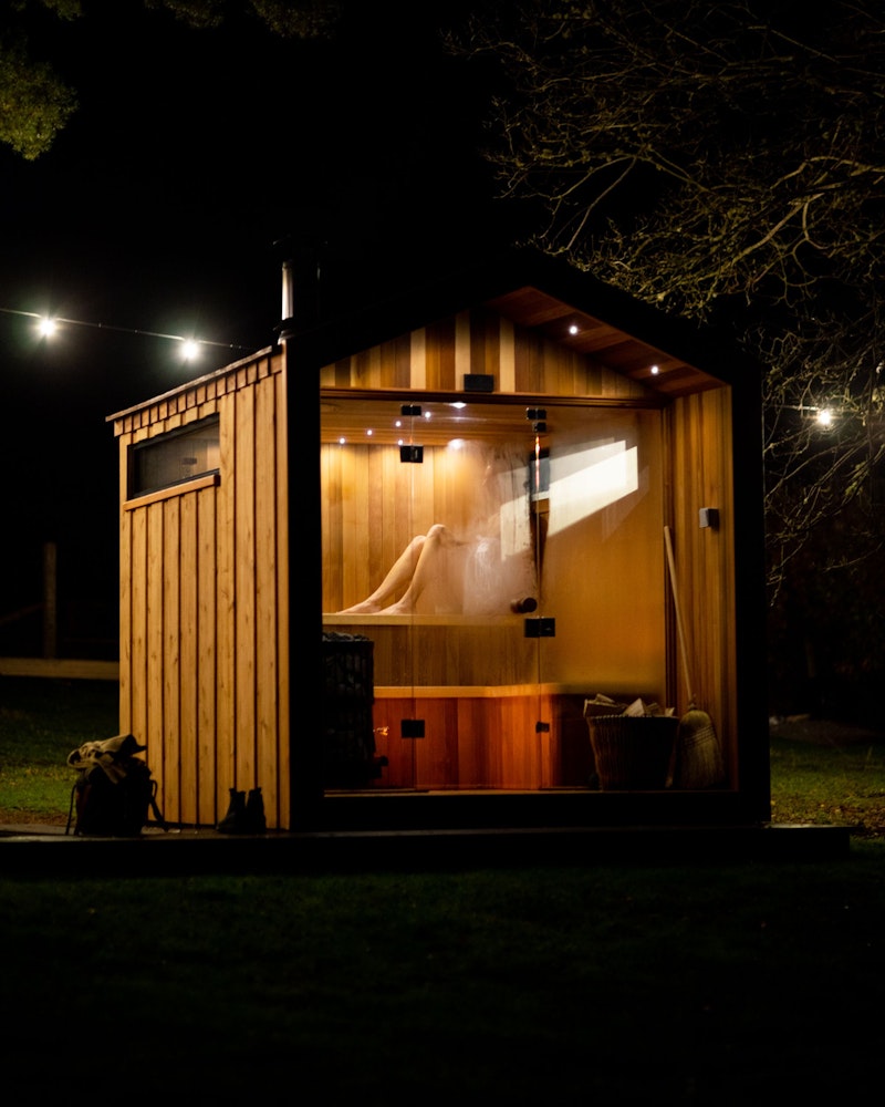 Sauna relaxation