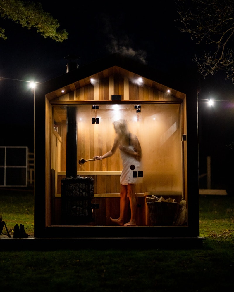 Sauna relaxation