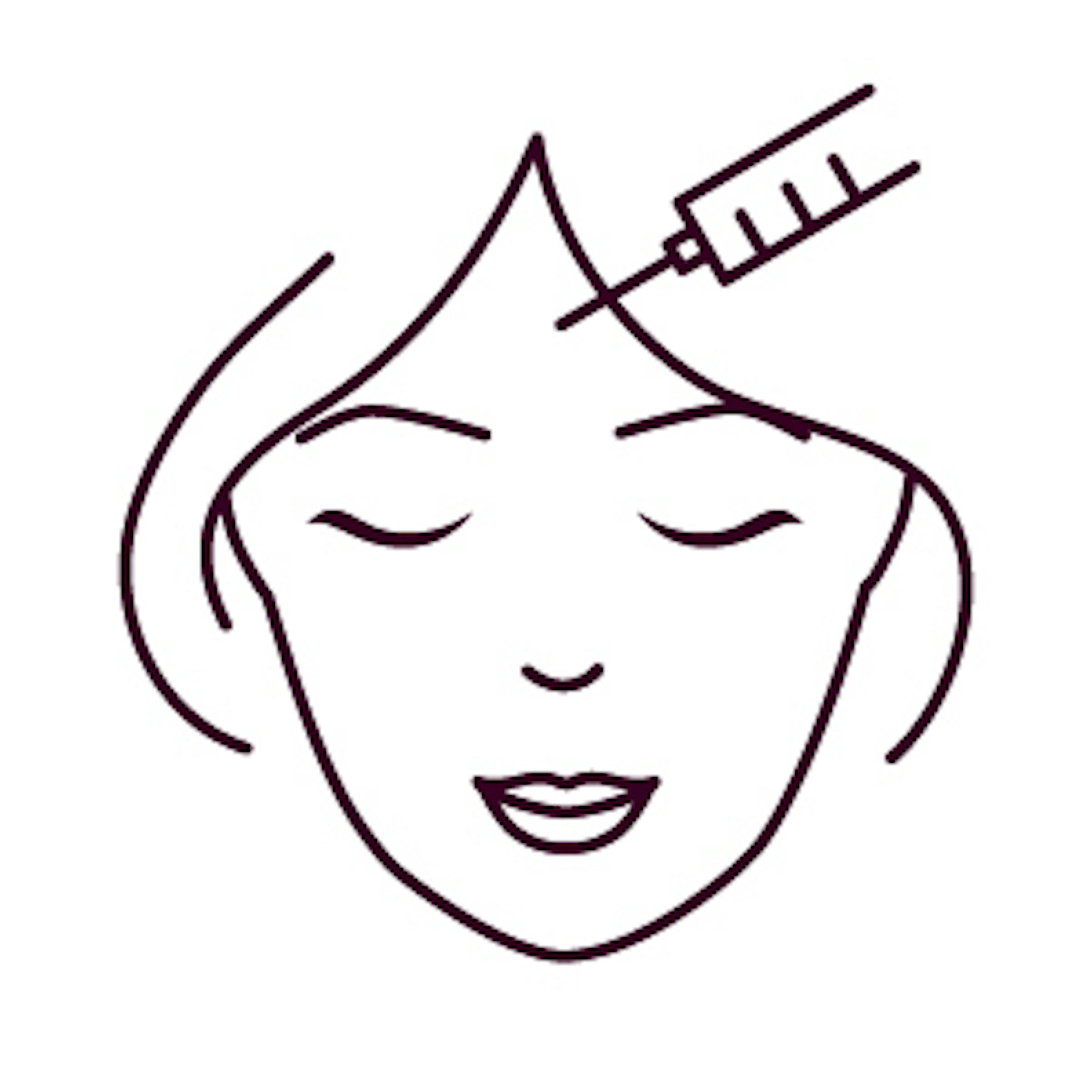 Frown lines treatment icon
