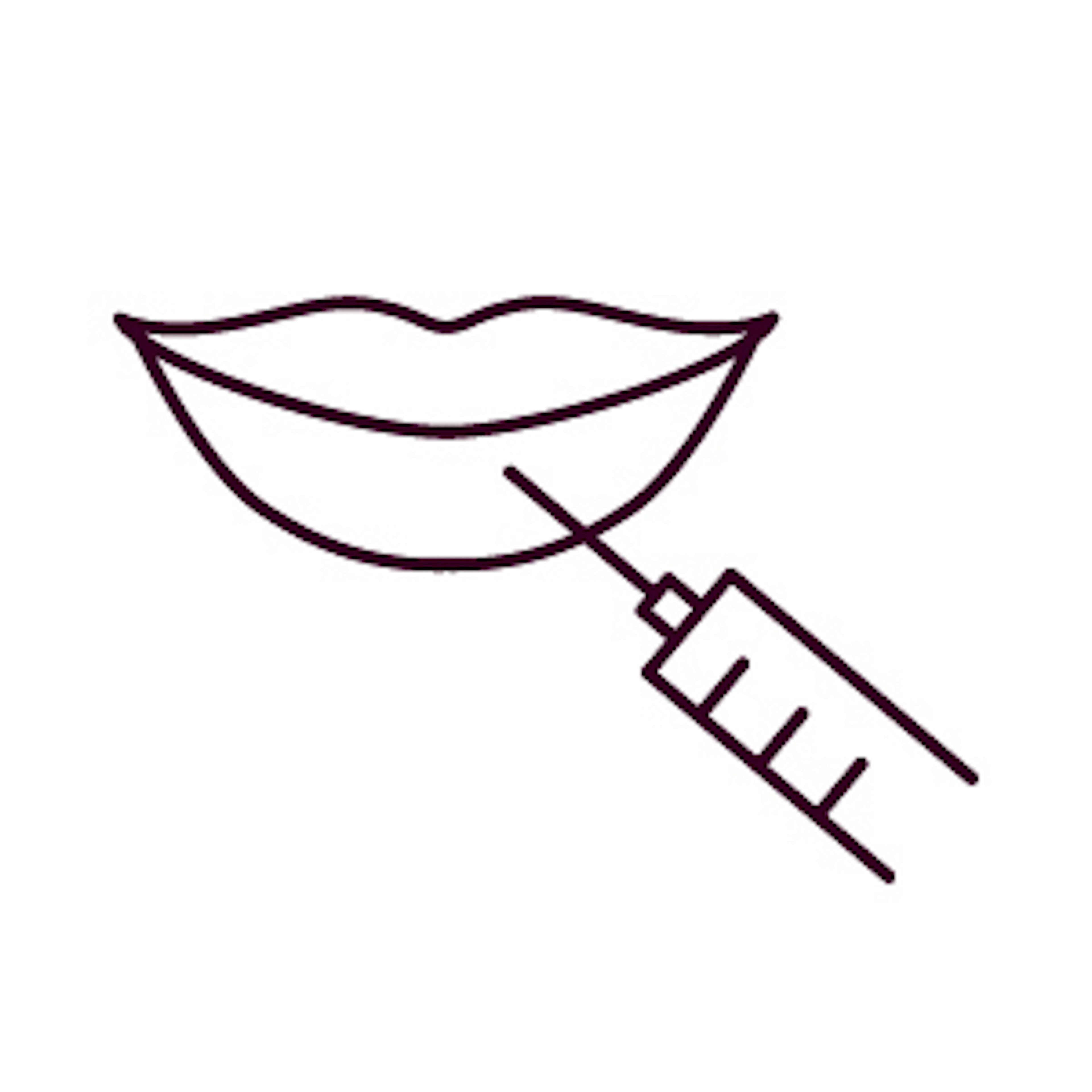 Bespoke lip enhancement treatment icon