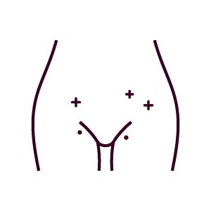 Female Intimate Area treatment icon