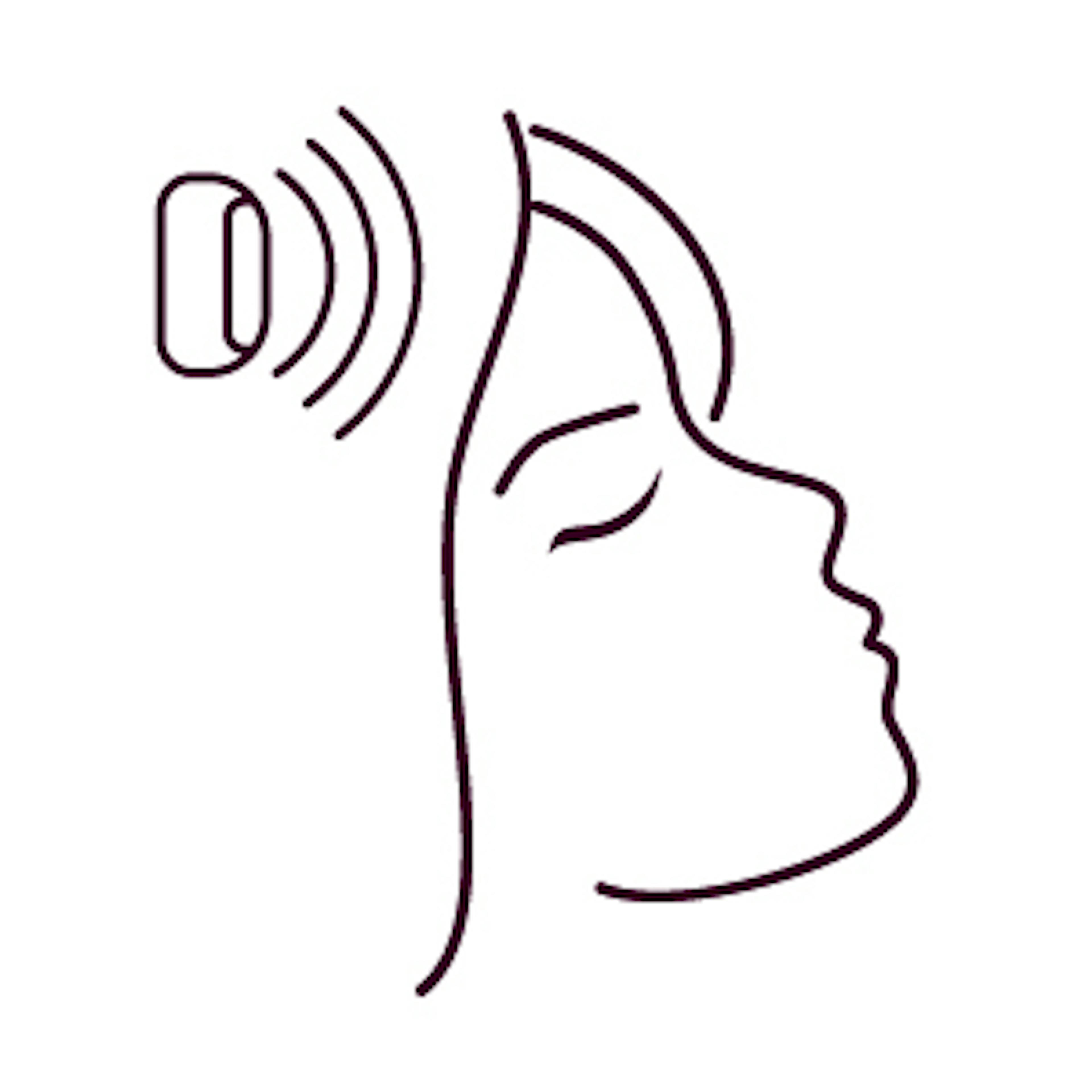 LED light therapy hair regrowth treatment icon