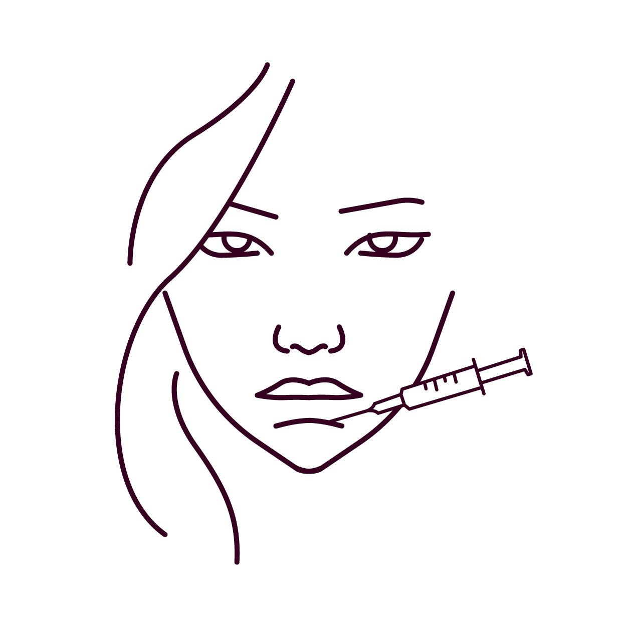 Upturned Chin treatment icon