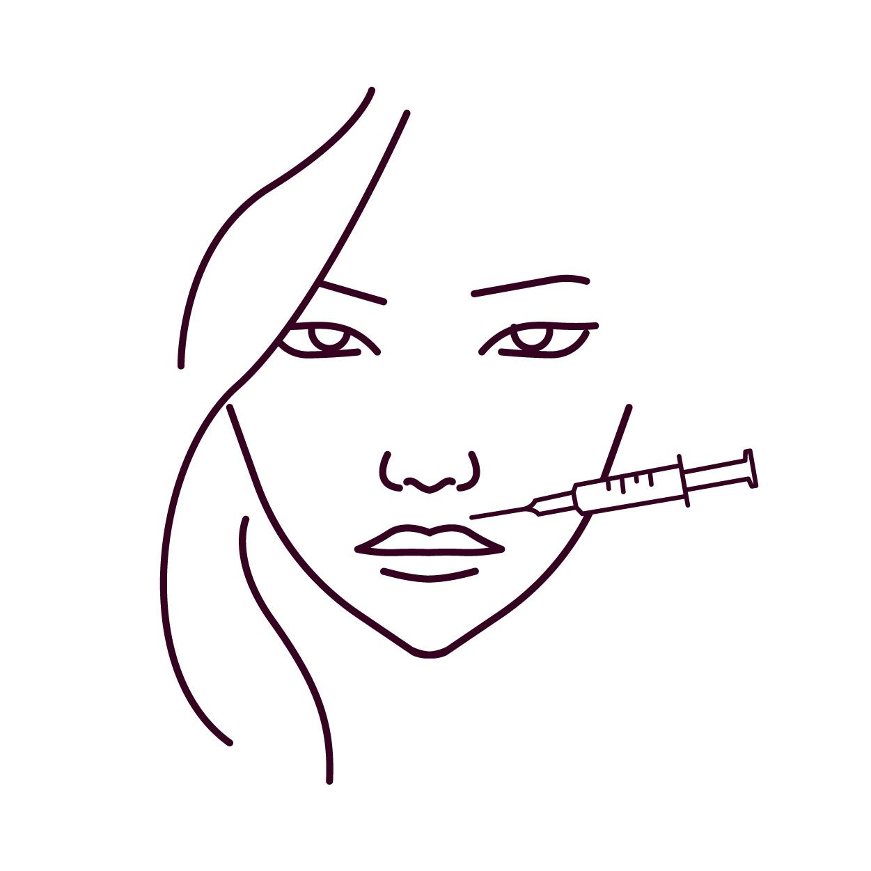 Smoker's / Lipstick Lines treatment icon