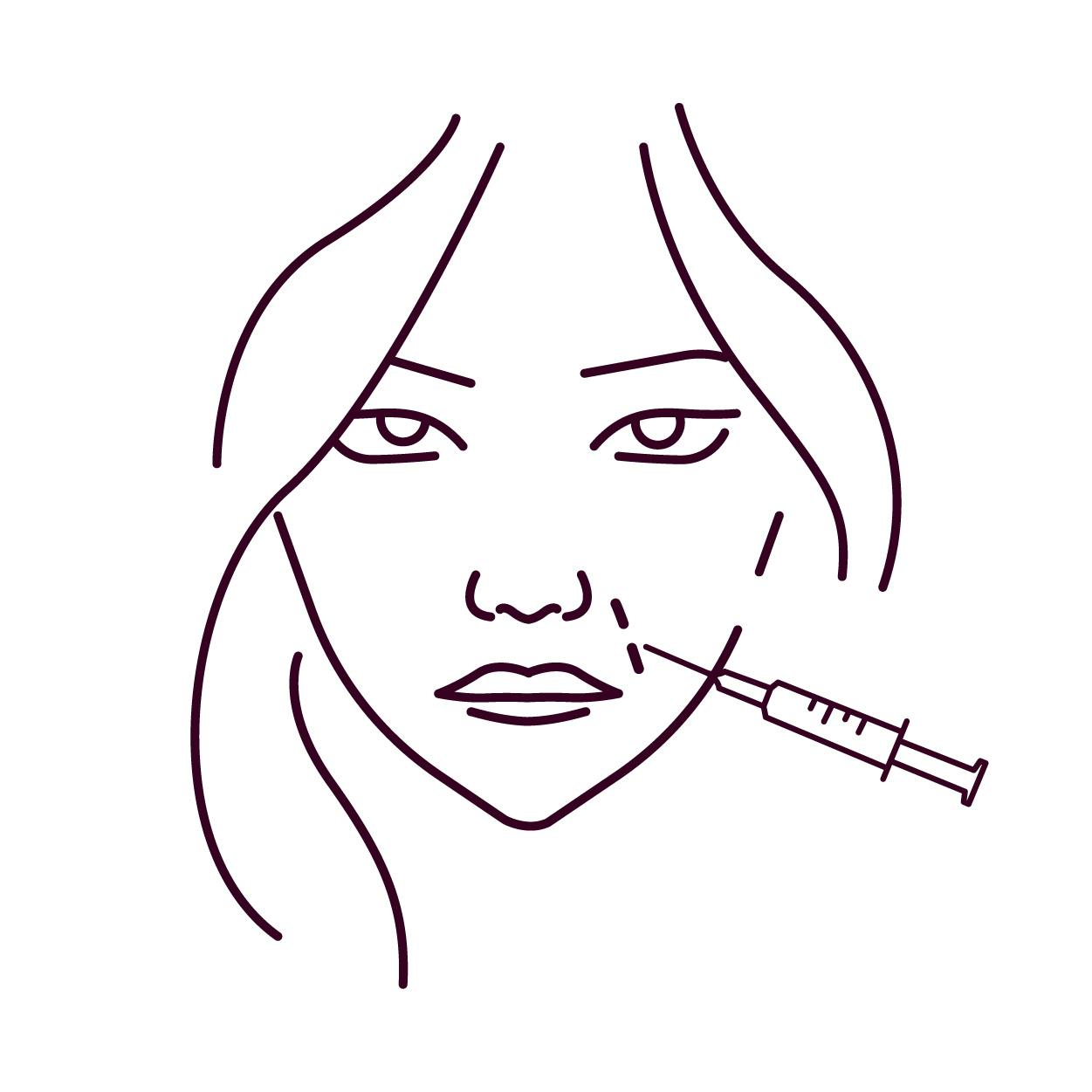 Nose to Lip Lines enhancement treatment icon