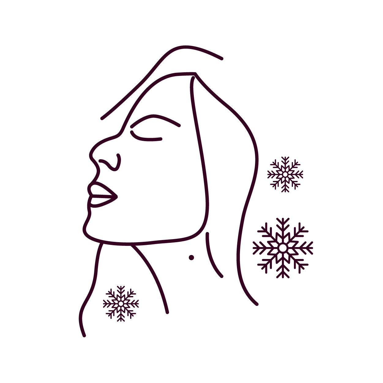 Advanced cryotherapy treatment icon