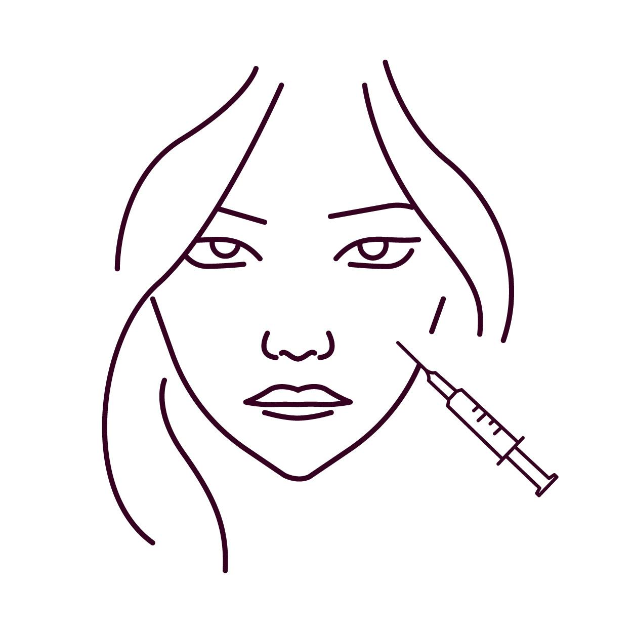 Cheek Enhancement treatment icon