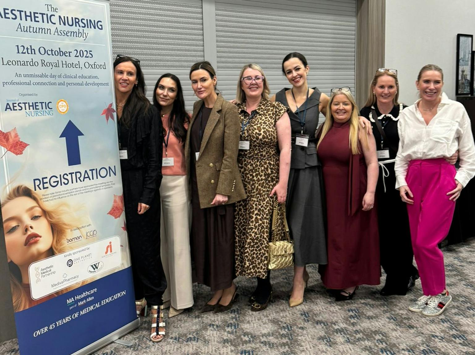 Group Photo from the Aesthetic Nursing Autumn Assembly