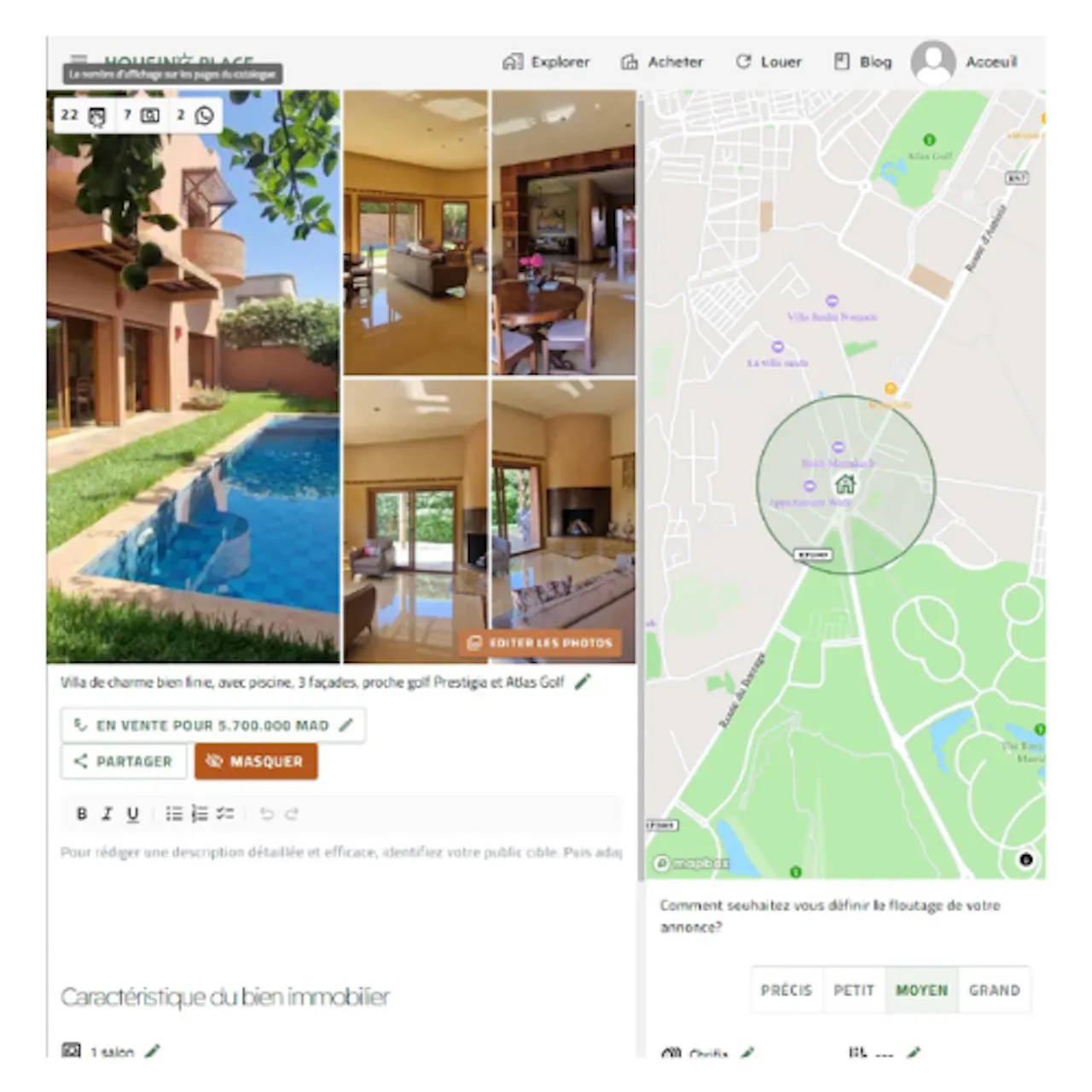 picture showing an ad page