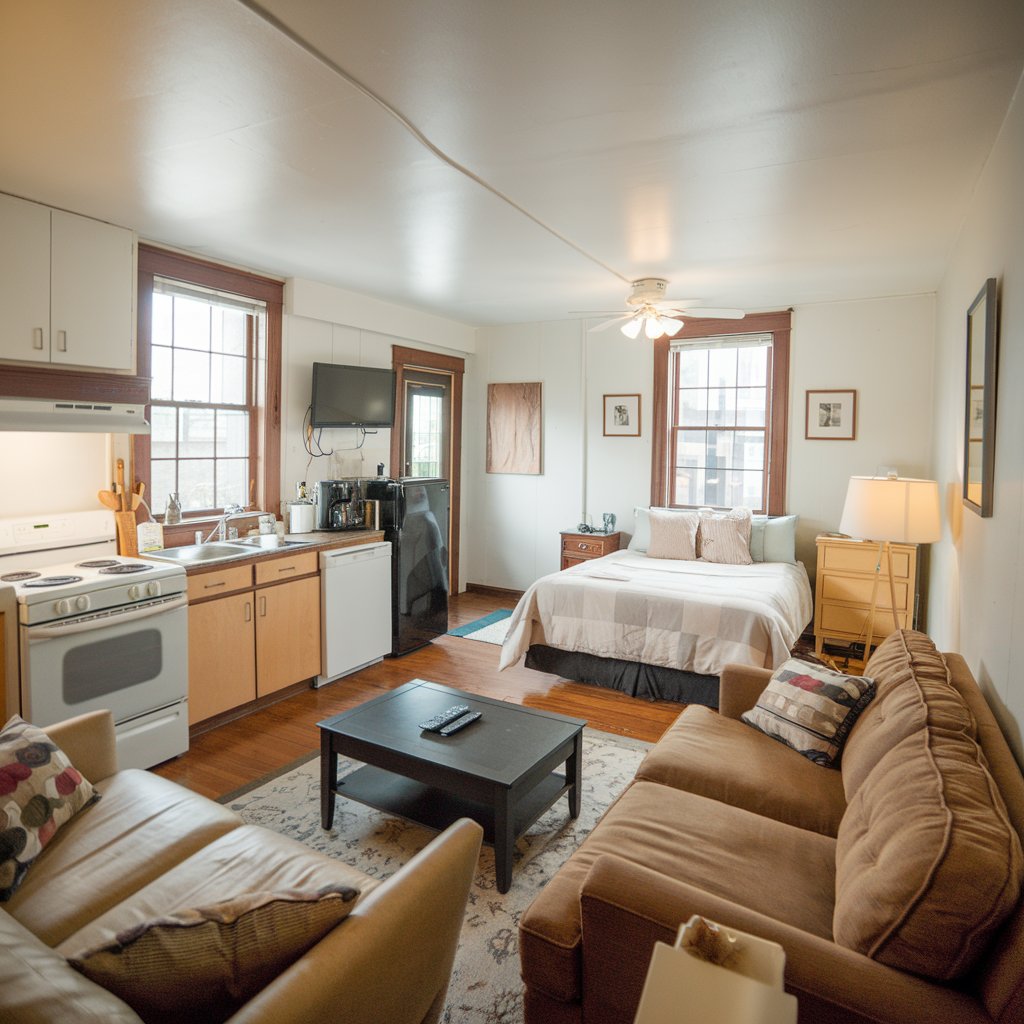 Un studio pour une seule personne 