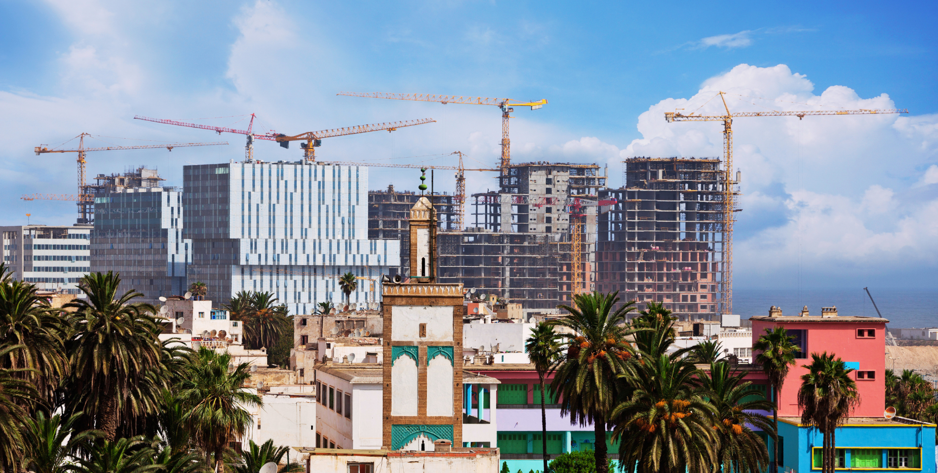 Casablanca medina cityscape