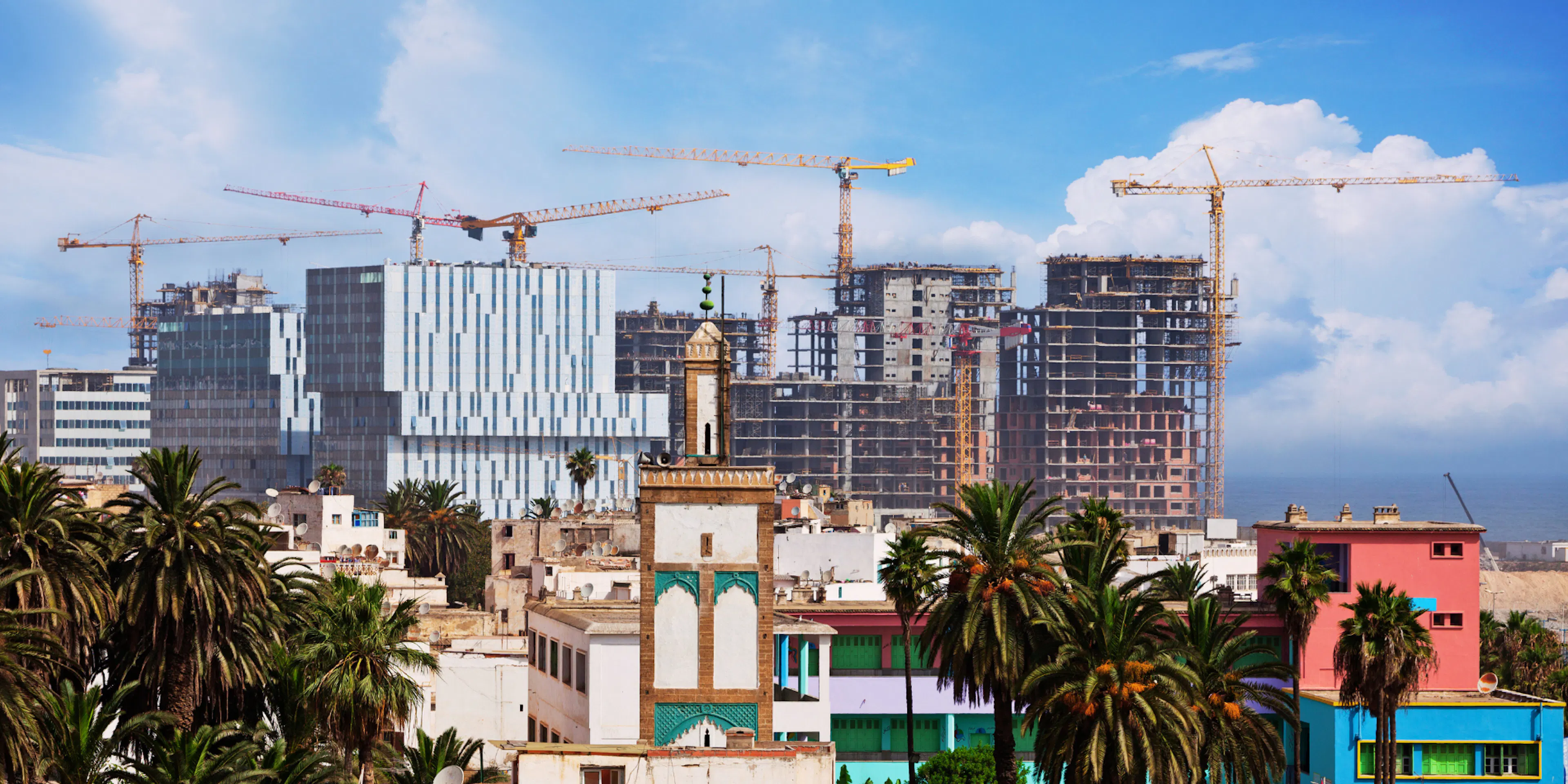 Casablanca medina cityscape