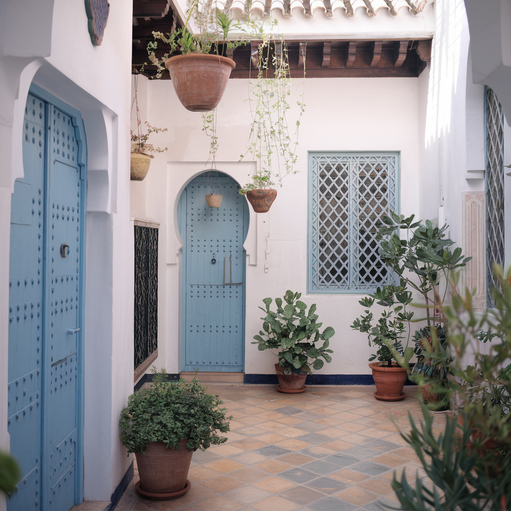 Devanture d'une maison au Maghreb