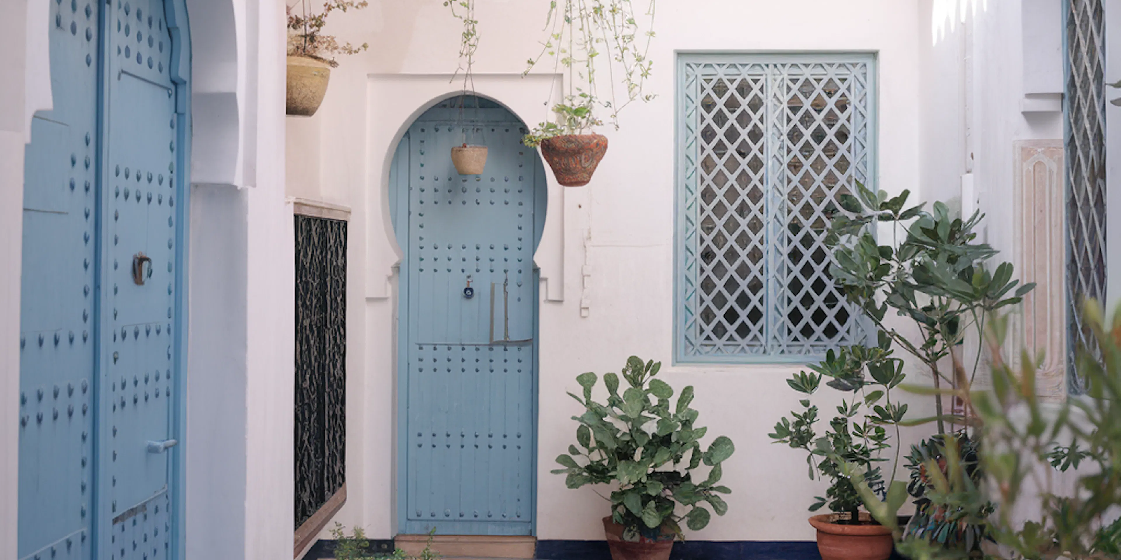 Devanture d'une maison au Maghreb