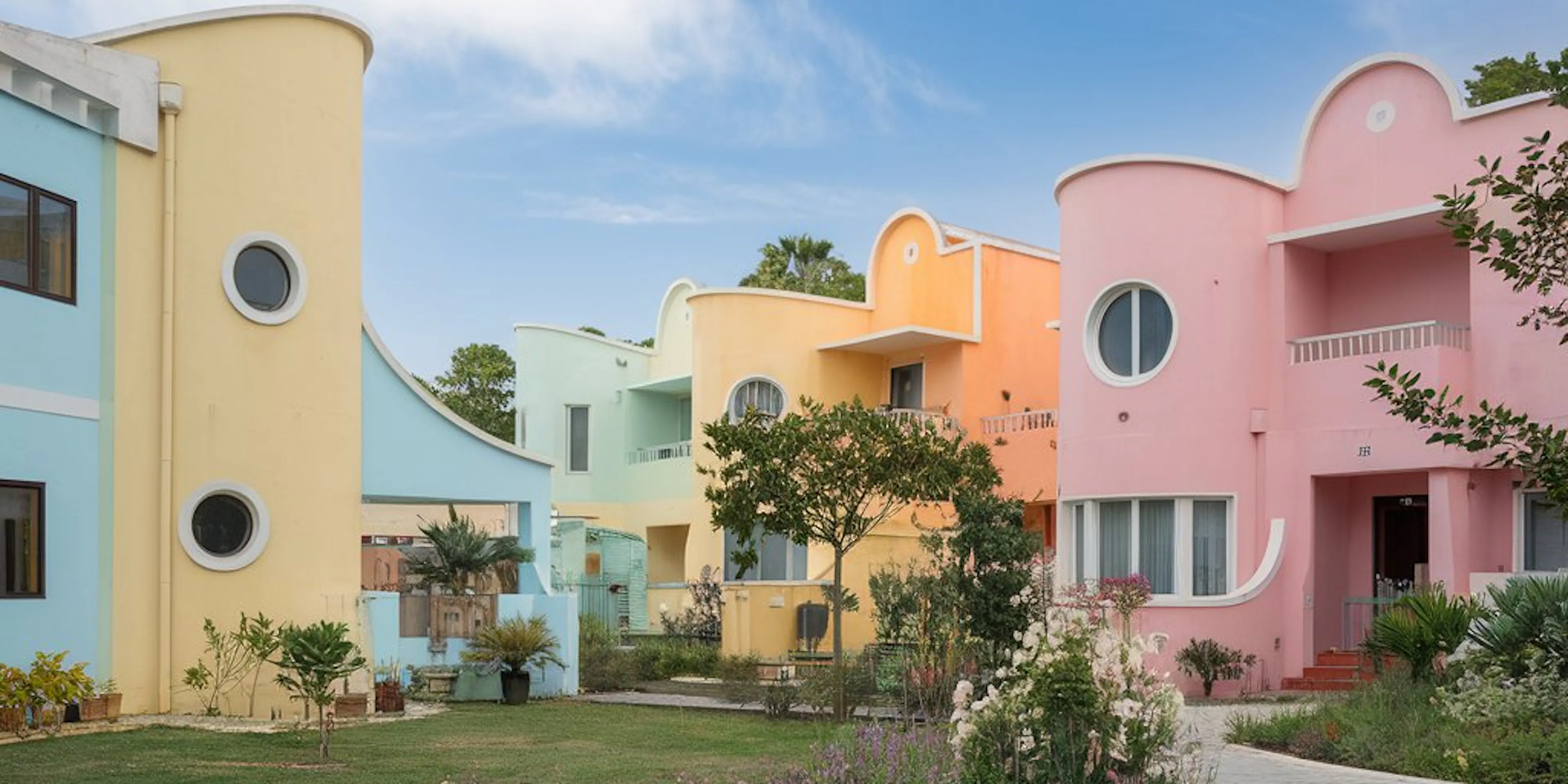 Des appartement de couleurs différentes