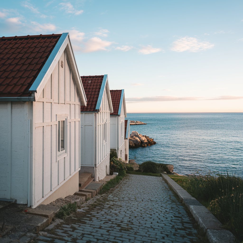 Houses by the sea