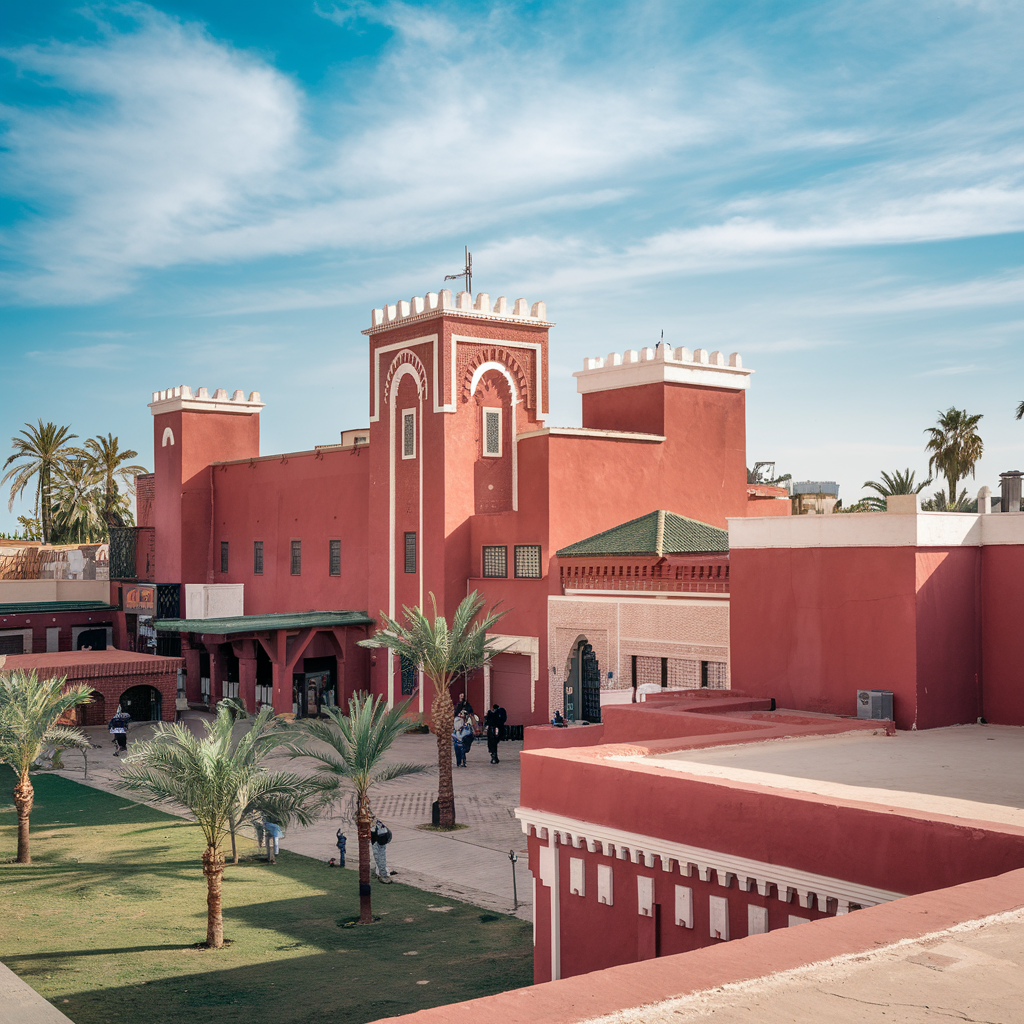 A beautiful setting in Marrakesh