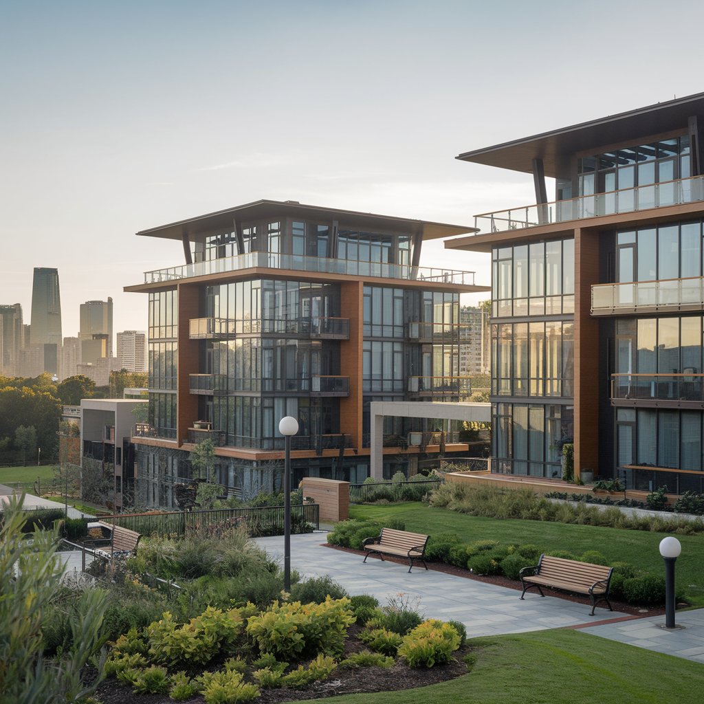 Des immeubles qui se ressemblent