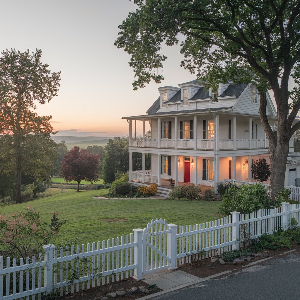 A beautiful house in the middle of nowhere