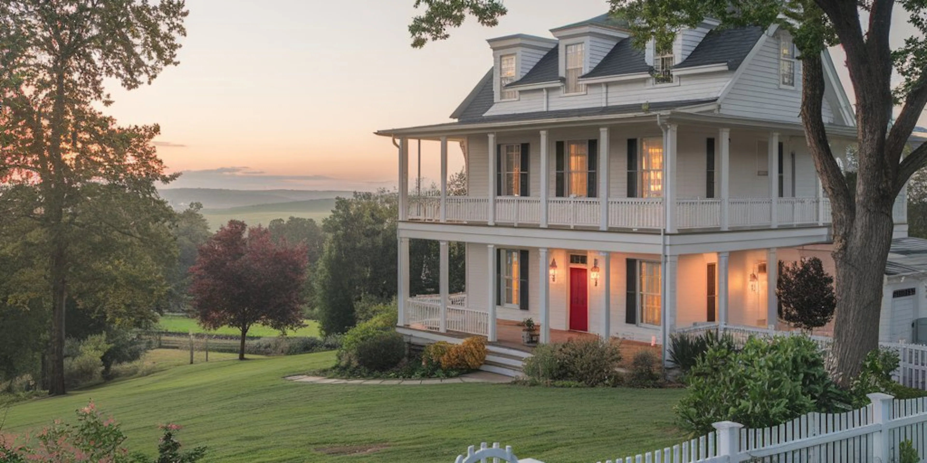A beautiful house in the middle of nowhere