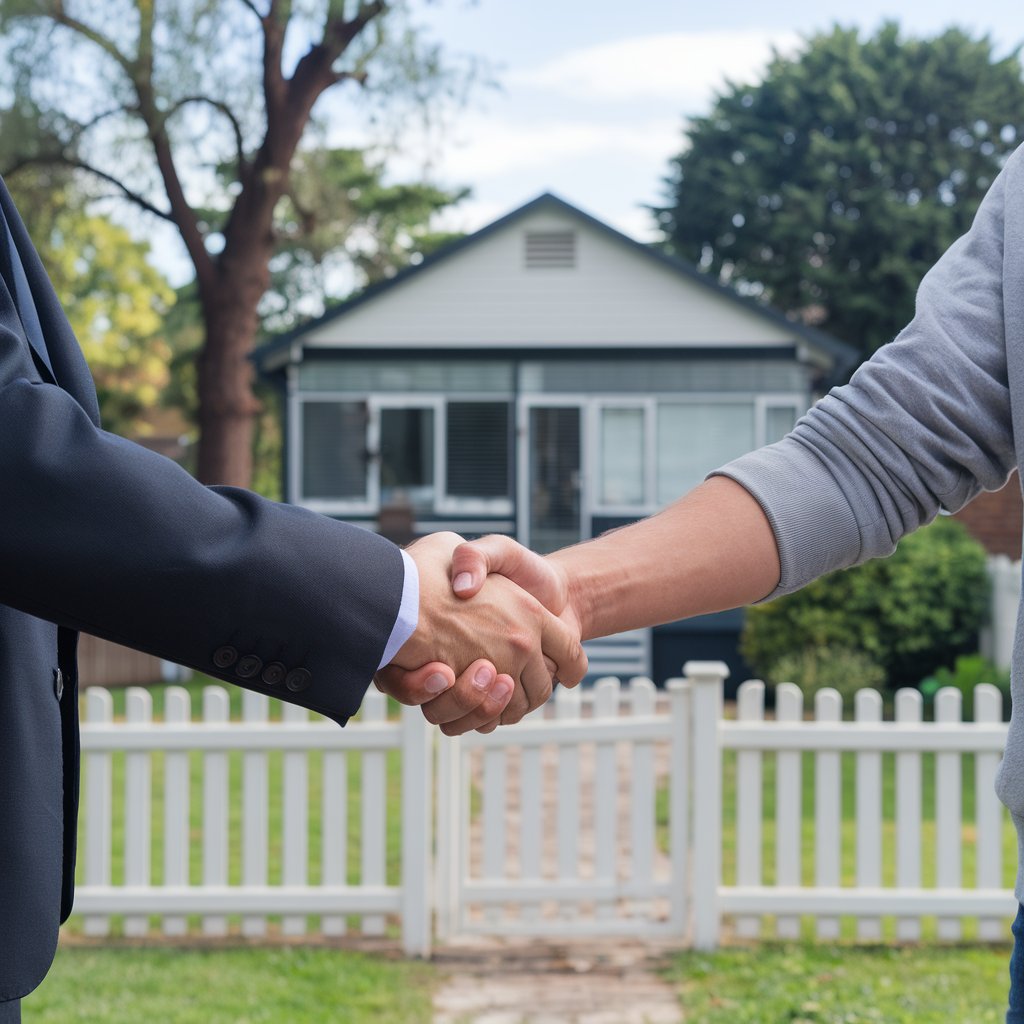 Deux hommes qui se serrent la main 