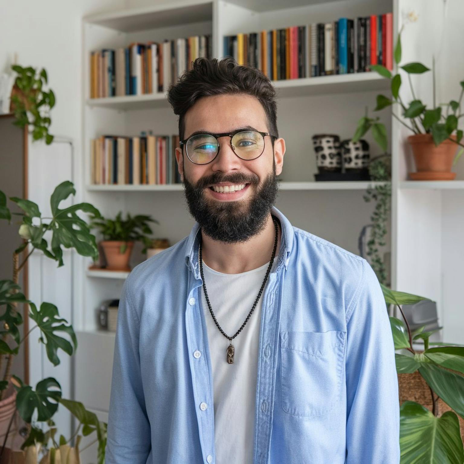A man who smiles
