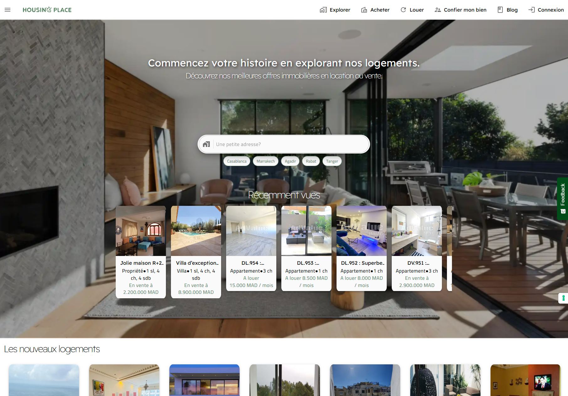 Capture site housing place