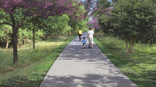 The offstreet trail design