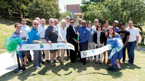 Houston Parks board ribbon cutting