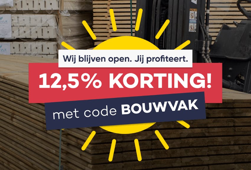 Bouwvak korting