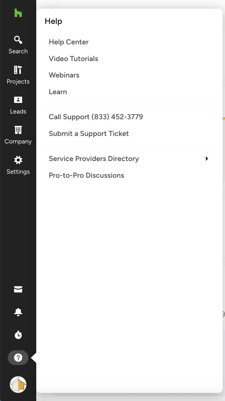 How To Reach Houzz Pro Support Houzz   011b0f3e 69e5 42b2 8eeb 8c20f80c258a Help Center Tab 