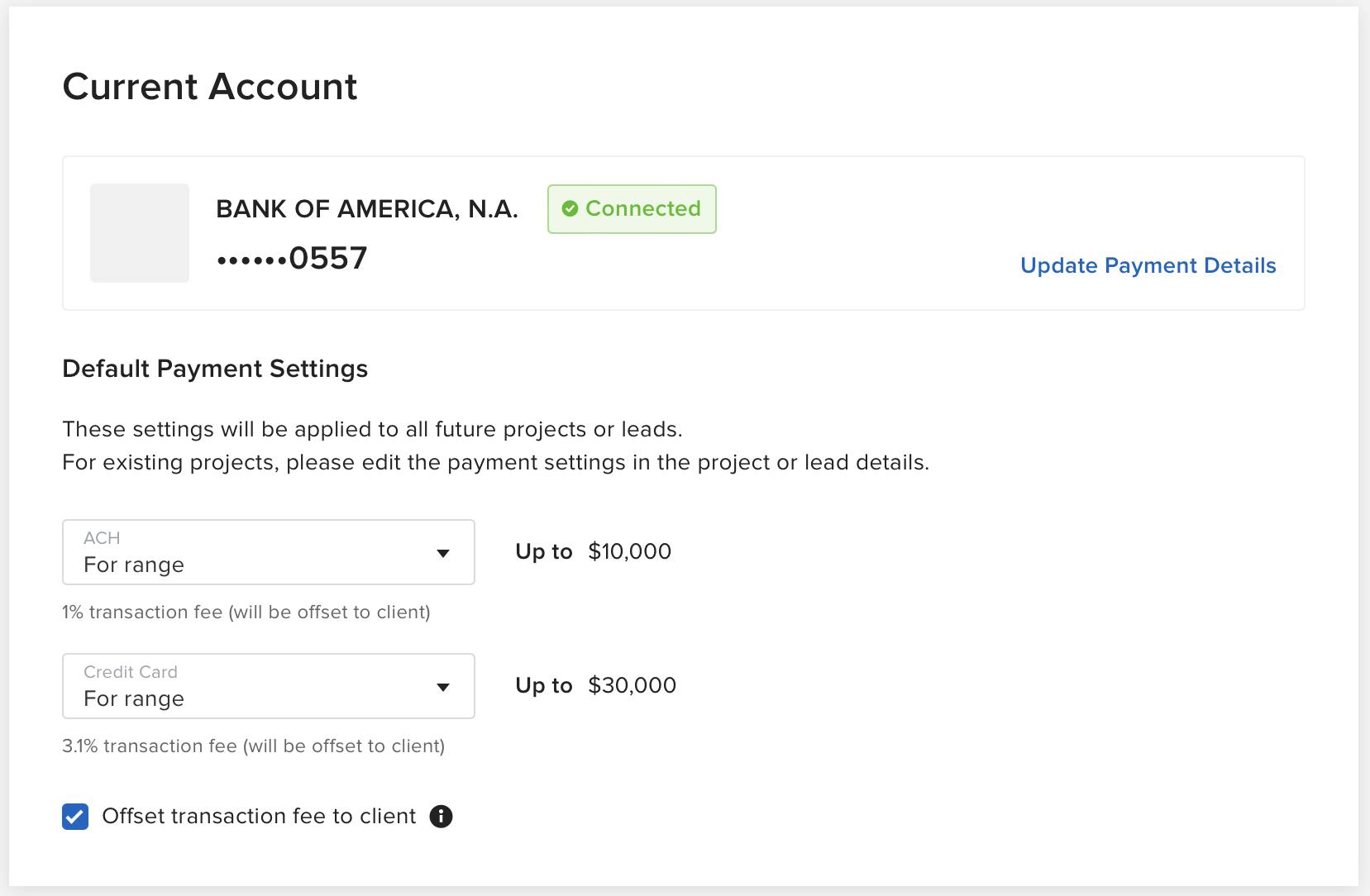 How to Offset the Transaction Fee to Your Client | Houzz