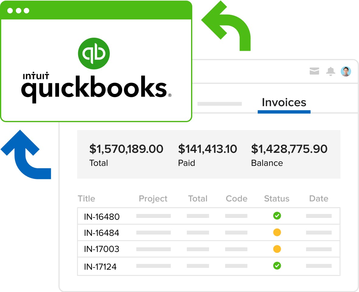 landscape contractor billing tool integrating with quickbooks