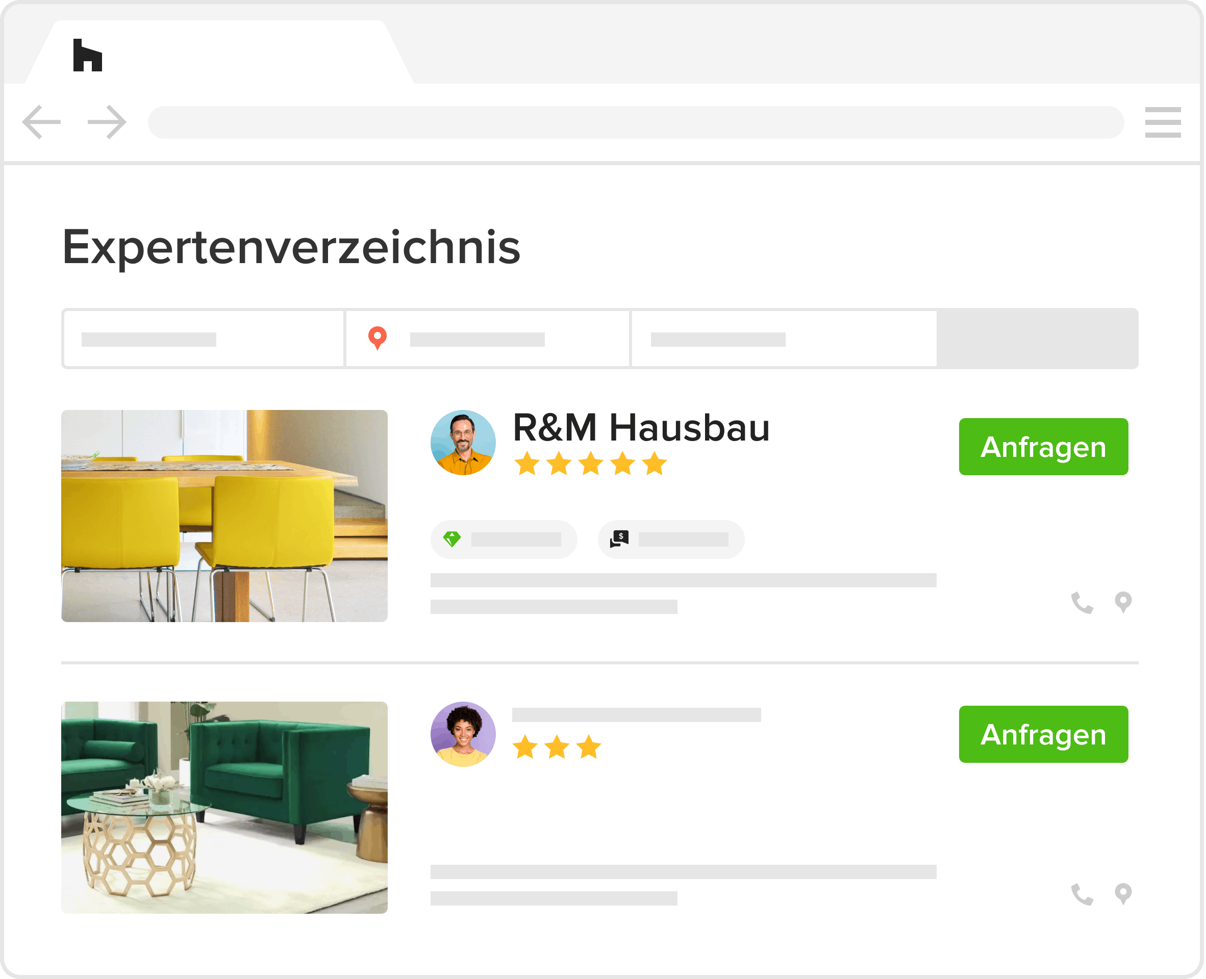 exklusive platzierung