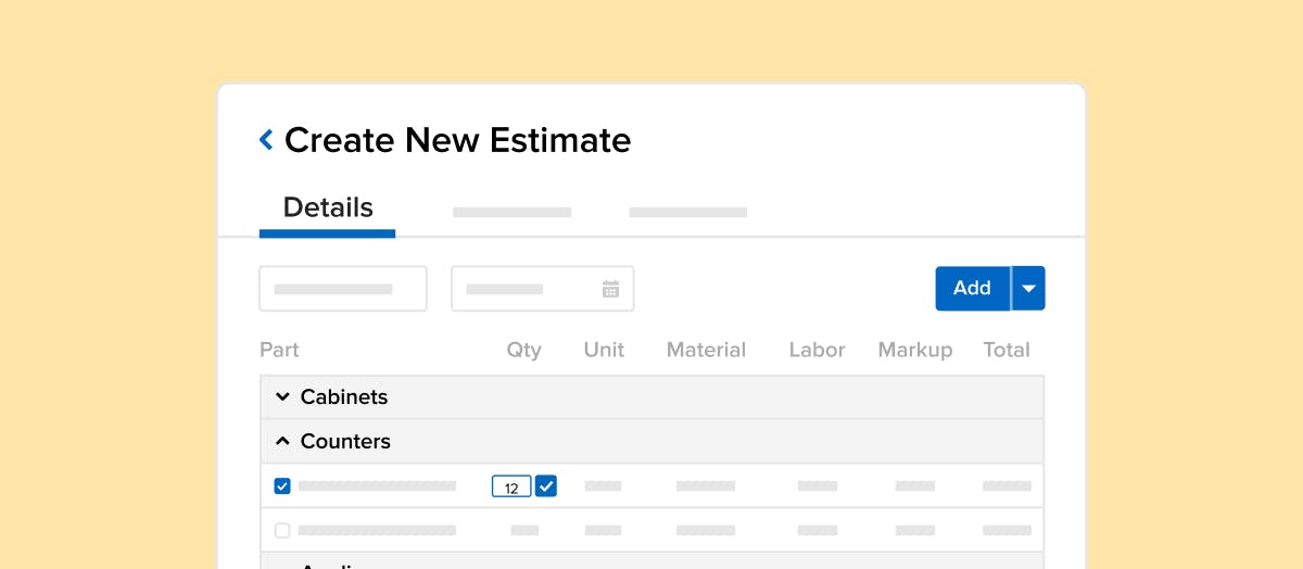 houzz pro estimates