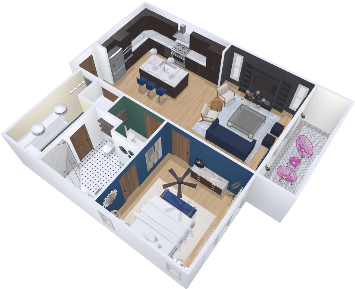 3D Floor Plan Home Design Software | Houzz Pro