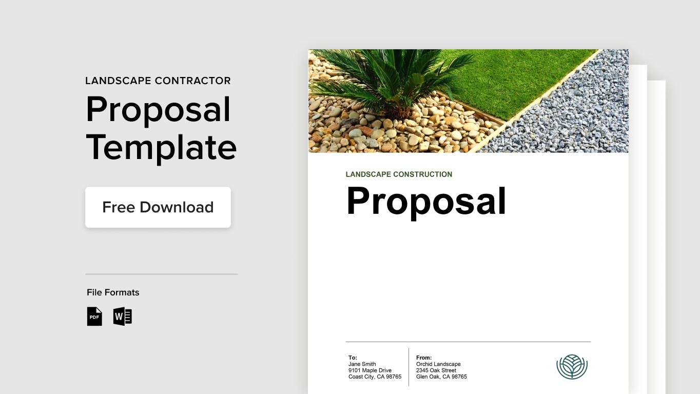 Free Landscape Proposal Template & HowTo Guide Houzz Pro Free Landscape Proposal Template & HowTo Guide Houzz Pro