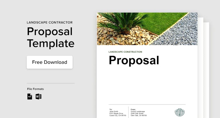 Free Landscape Proposal Template How To Guide Houzz Pro Free Landscape Proposal Template How To Guide Houzz Pro