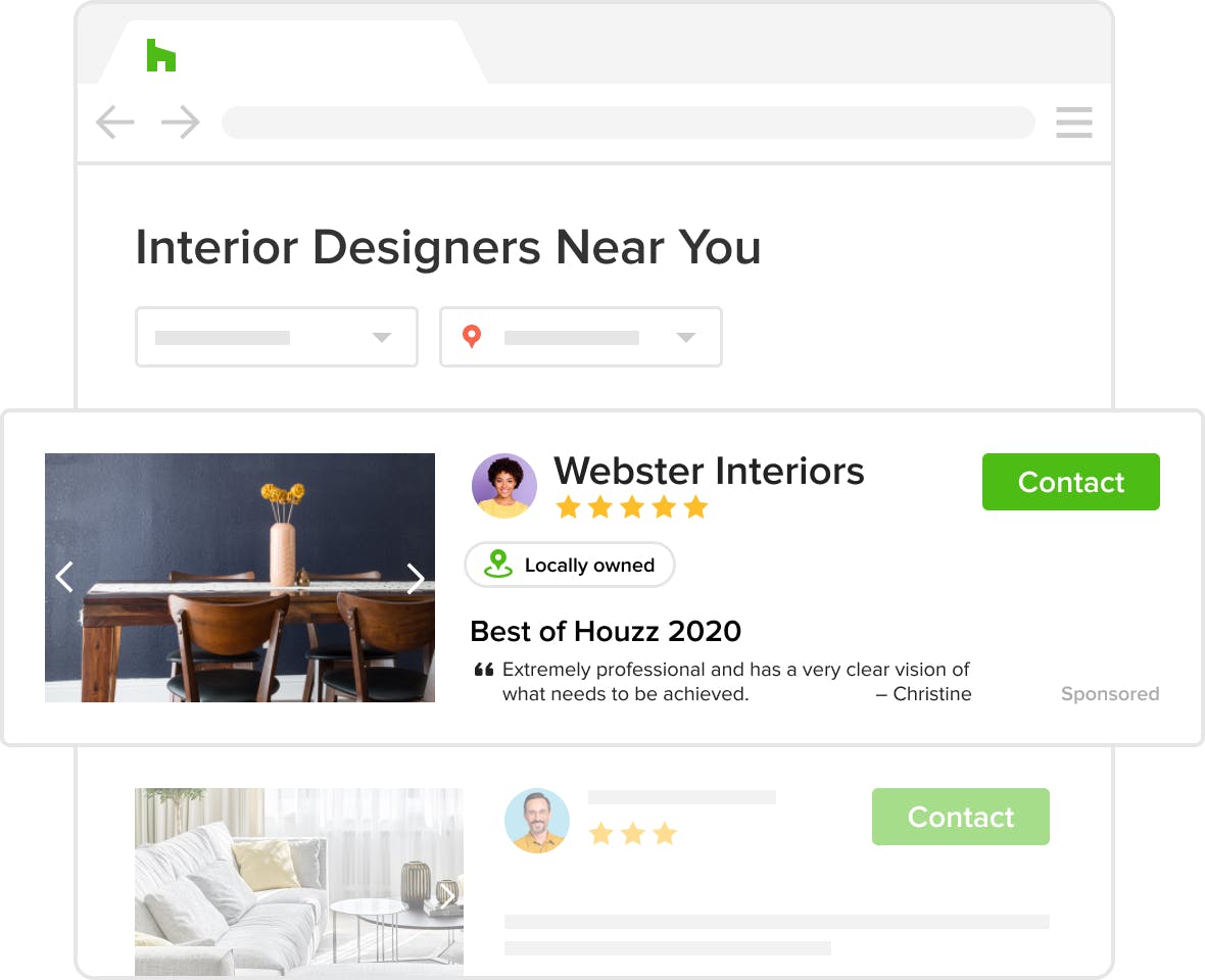 interior designers get found through the Find Professionals directory on Houzz 