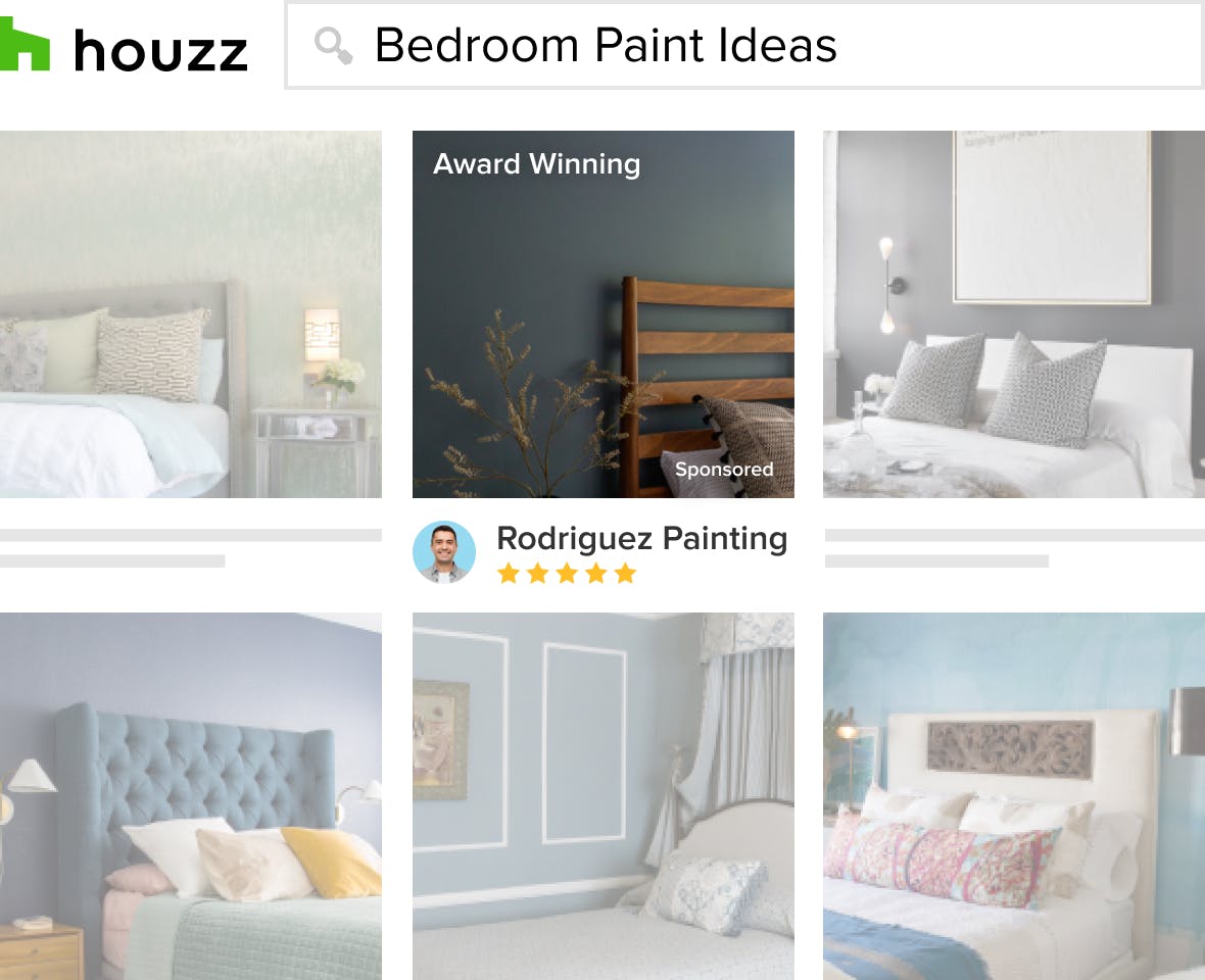 painting project photos are shown to local homeowners