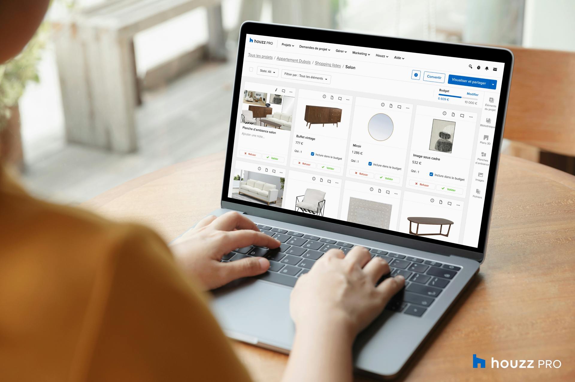 Les Shopping listes de Houzz Pro Houzz Pro