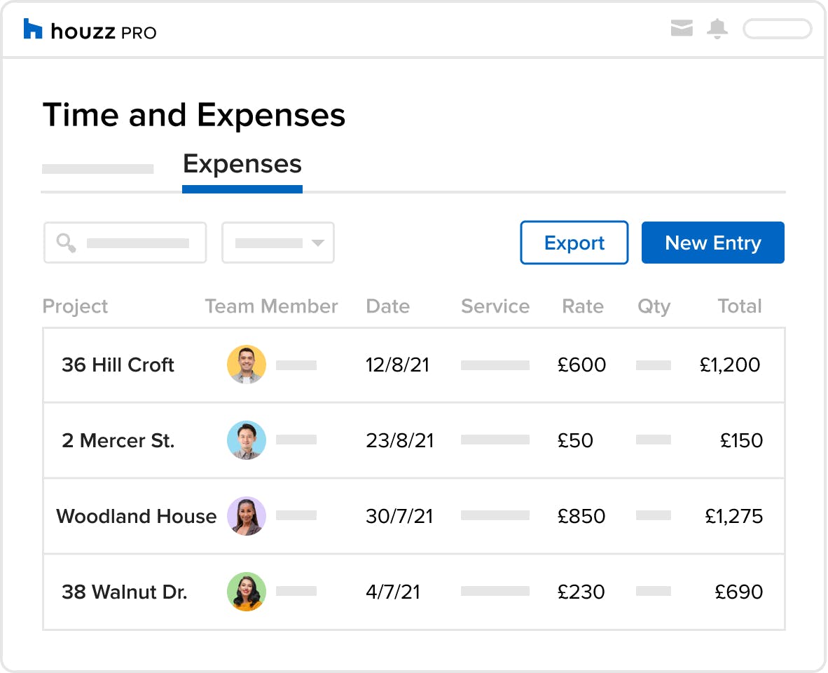 Construction Cost Management Software Houzz Pro