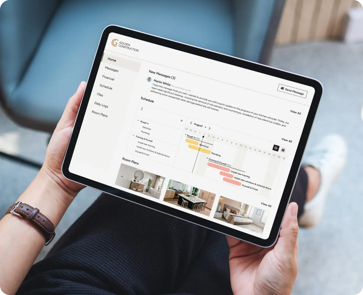 Construction Client Portal | Custom & Secure | Houzz Pro