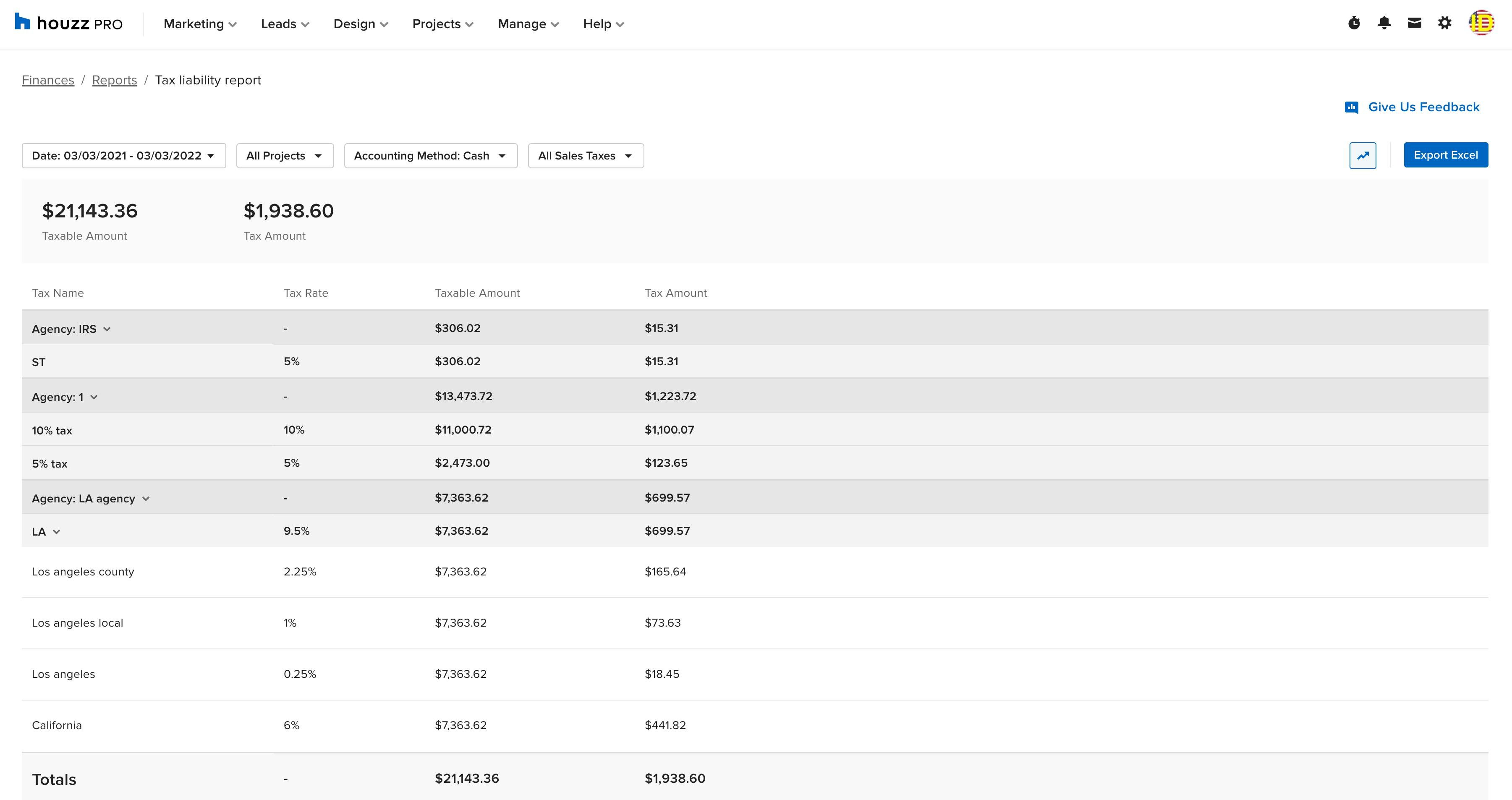 How to Generate the Tax Liability Report Houzz