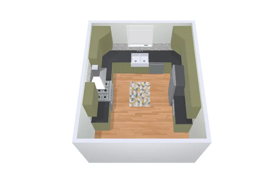 6 Popular Kitchen Layouts Modeled in Our 3D Floor Planner | Houzz Pro
